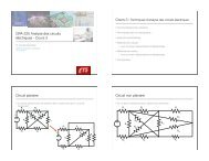 GPA-220 Analyse des circuits électriques - Cours 3 Circuit planaire ...