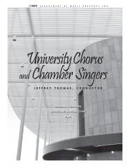 UC Davis University Chorus and Chamber Singers