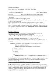 Devoir #2 - Université d'Ottawa