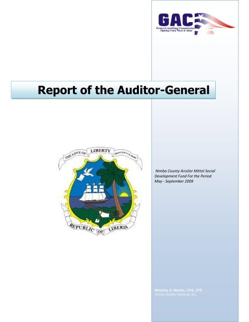 Report of the Auditor-General - General Auditing Commission