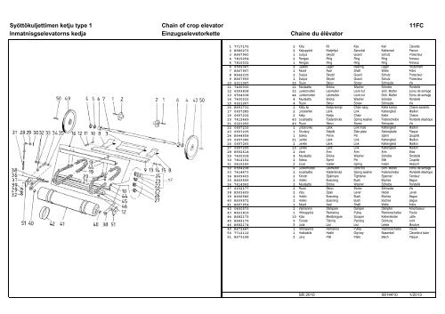 Varaosaluettelo Reservdelskatalog Parts Book ... - Sampo-Rosenlew