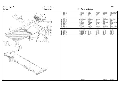 Varaosaluettelo Reservdelskatalog Parts Book ... - Sampo-Rosenlew