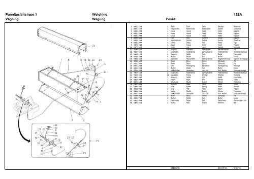 Varaosaluettelo Reservdelskatalog Parts Book ... - Sampo-Rosenlew