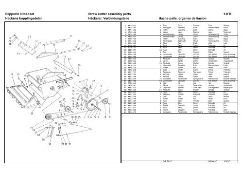 Varaosaluettelo Reservdelskatalog Parts Book ... - Sampo-Rosenlew