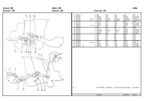 Varaosaluettelo Reservdelskatalog Parts Book ... - Sampo-Rosenlew