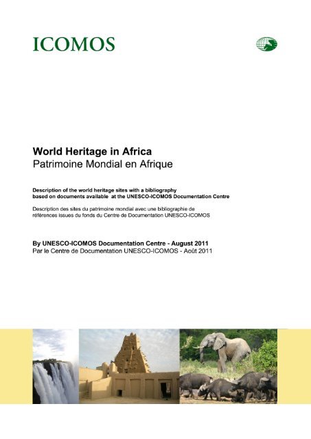 World Heritage In Africa Icomos