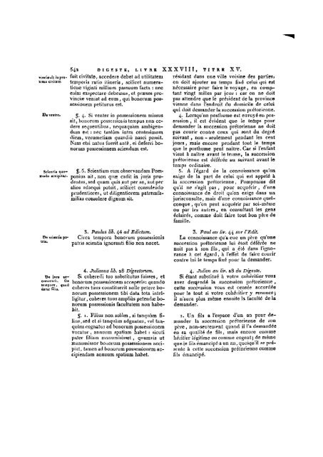 DIGESTORUM SEU PANDECTARUM - Histoire du droit