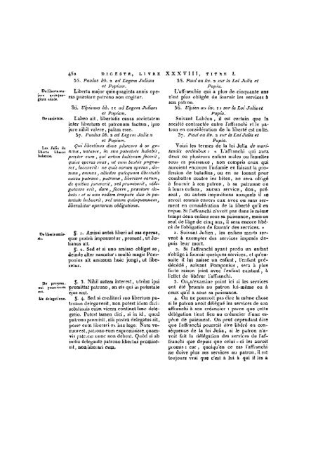 DIGESTORUM SEU PANDECTARUM - Histoire du droit