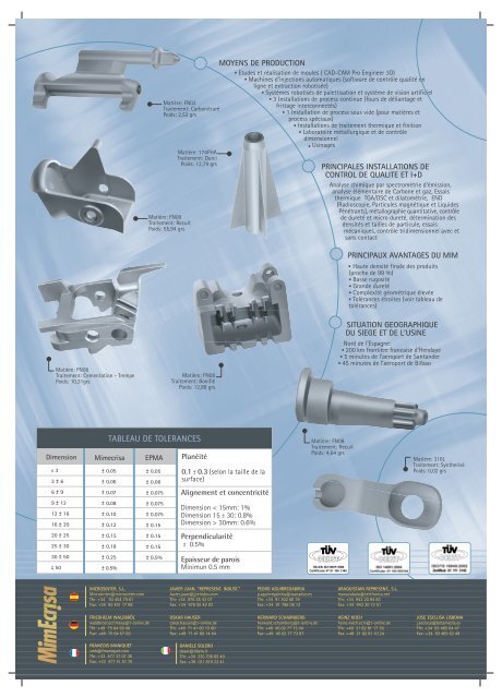 m.i.m. metal injection moulding - ecrimesa.fr