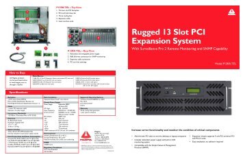 Rugged 13 Slot PCI Expansion System - Atreid