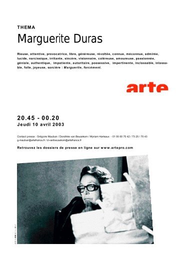 Marguerite Duras - Arte