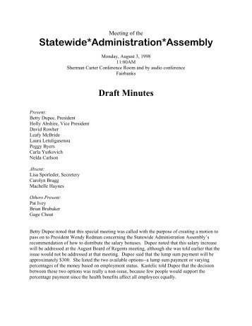 Statewide*Administration*Assembly