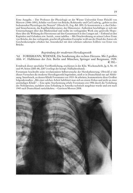 Geschichte der Kardiologie von Harvey bis Barnard ANTIQUARIAT ...