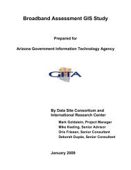 AZ GITA Broadband Assessment GIS Study 01_09C - International ...