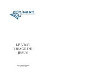 LE VRAI VISAGE DE JÉSUS - Troisanges.com