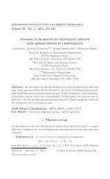 FINDING N-TH ROOTS IN NILPOTENT GROUPS AND ...