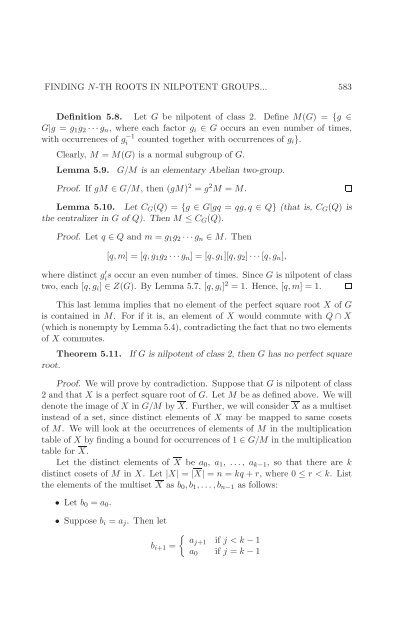FINDING N-TH ROOTS IN NILPOTENT GROUPS AND ...