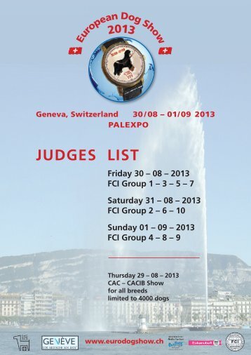 Judges List Neu.indd - Our Dogs