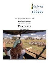 TANZANIA - Cal Alumni Association