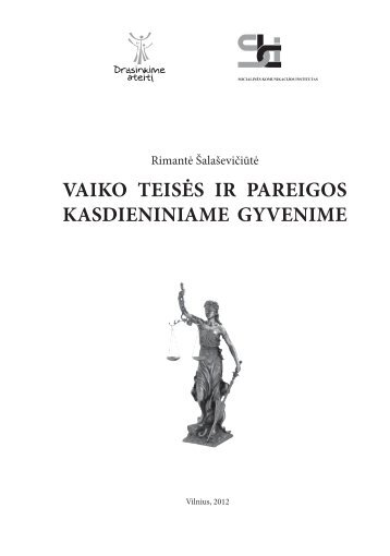 Vaiko teisės ir pareigos kasdieniniame gyVenime - Rimantė ...
