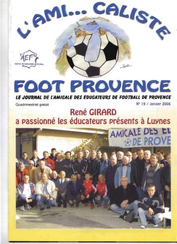 1 - L'Amicale des Educateurs de Football de Provence