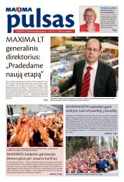 Pradedamas unikalus kokybės projektas IMU IR PADARAU! - Maxima