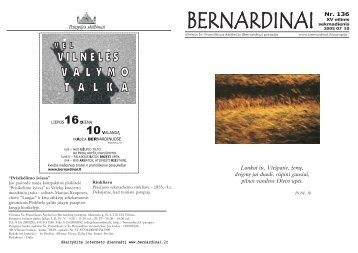 lankstinukas nr_136[1].cdr - Bernardinų parapija - Bernardinai.lt