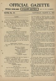 OFFICIAL GAZETTE