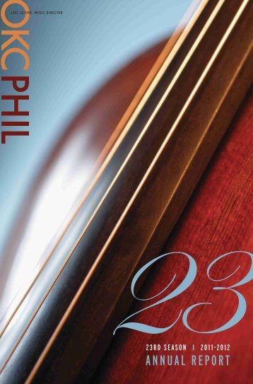 2011-2012 Season Oklahoma City Philharmonic Annual Report
