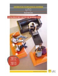 Guide des UV - école doctorale - UTC