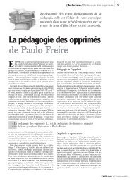 La pédagogie des opprimés de Paulo Freire - CNT