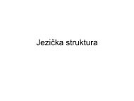 Jezička struktura