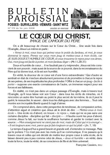 bulletin paroissial - Paroisses de Fosses-Survilliers-St-Witz-Vémars ...