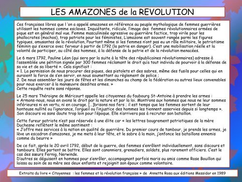 Quel rôle les femmes ont-elles joué pendant la Révolution Française ?