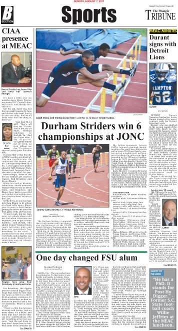 Durham Striders win 6 championships at JONC - The Triangle Tribune