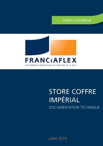 LE STORE COFFRE IMPÉRIAL - documentation technique