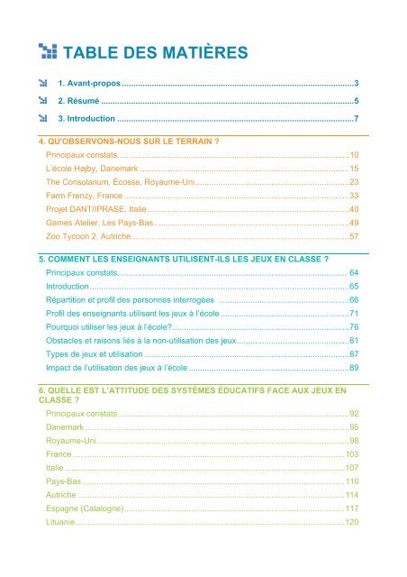 Quels usages pour les jeux électroniques en classe ? - Games in ...