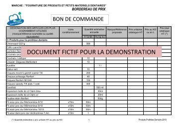 Bon de commande PDF - Strategio