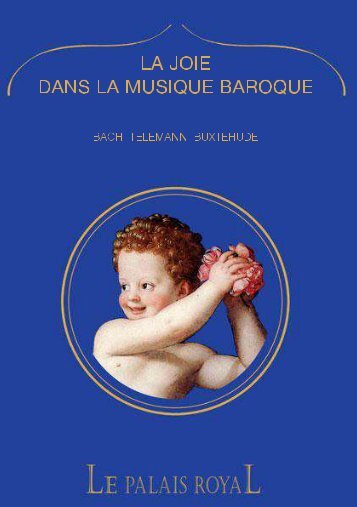 Programme du concert La joie dans la musique baroque