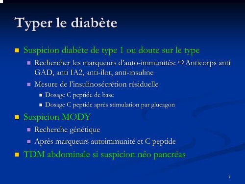 Evaluation Initiale D'un Patient Diabetique