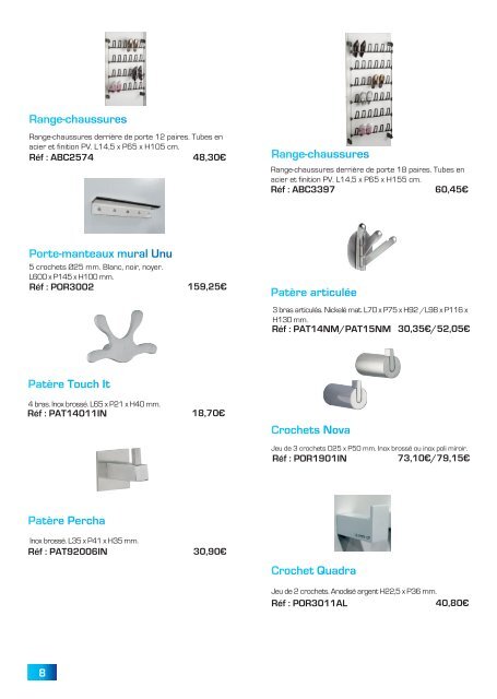 Téléchargez le catalogue "Accessoires" - A.B.C. Organisation