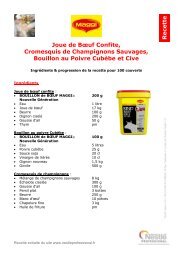 Joue de Bœuf Confite, Cromesquis de Champignons Sauvage ...