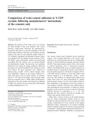 Comparison of resin cement adhesion to Y-TZP ... - ResearchGate