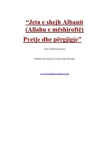 jeta-e-shejh-albanit-pyetje-dhe-pergjigje