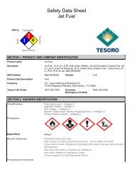 Safety Data Sheet Jet Fuel