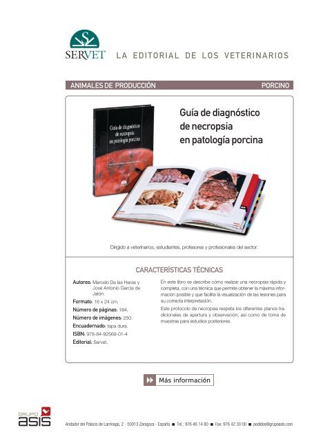 Guía de diagnóstico de necropsia en patología porcina - Tienda ...
