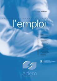 Bulletin luxembourgeois de l'emploi - n°01 - janvier 2013