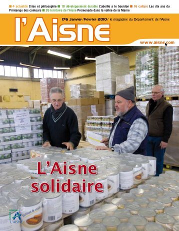 L'Aisne 176 - Magazine du département de l'Aisne - Janv/Fev 2010