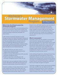 2010 Stormwater Management Audit - 5 Year ... - City of Kitchener