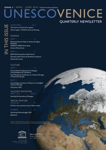 UNESCOVENICE Newsletter issue 2 2010